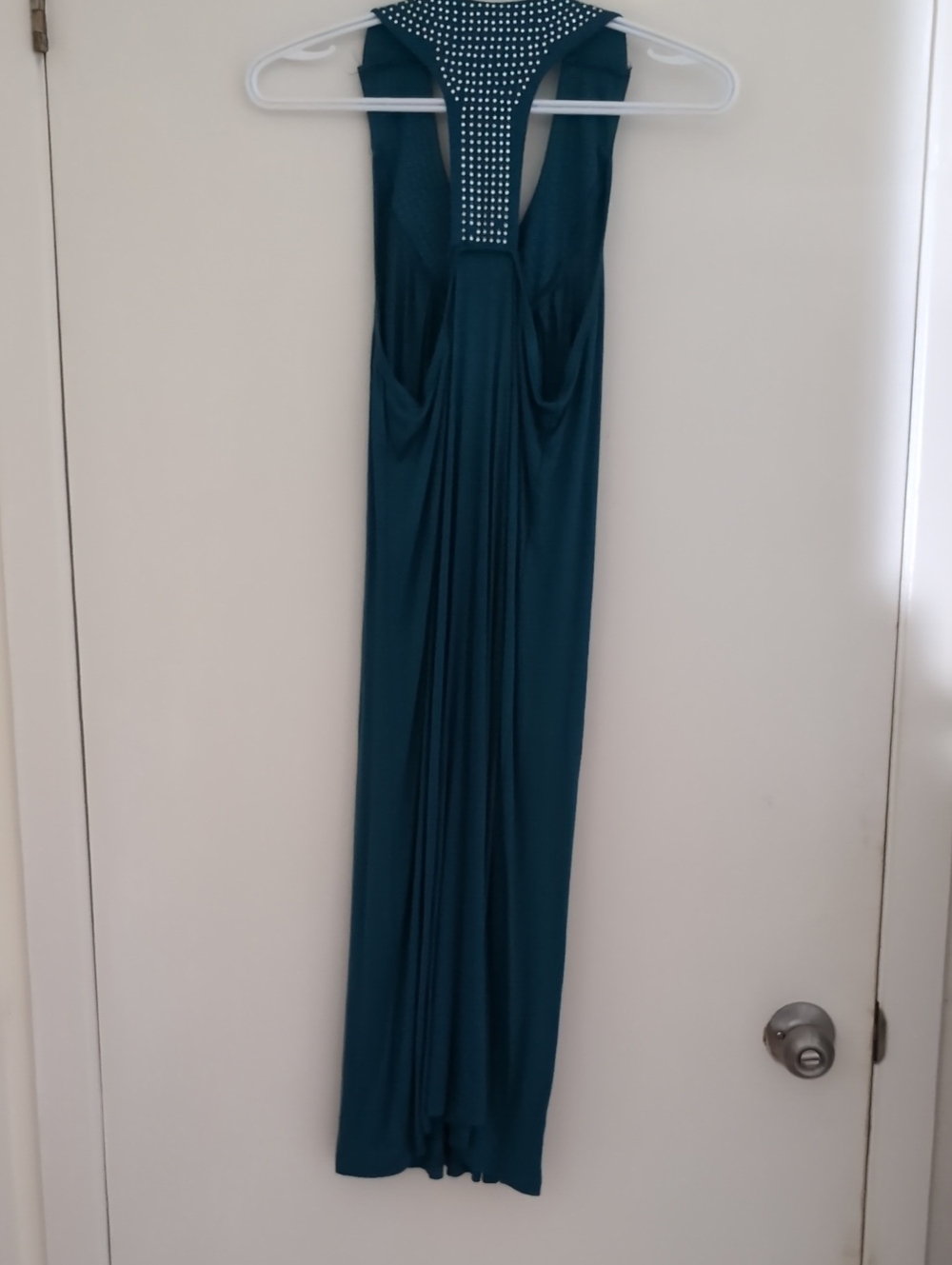Unbranded Size S Blue Rhinestone Collar Dress - Picture 2 of 5
